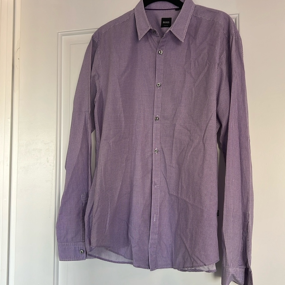 Boss checkers shirt